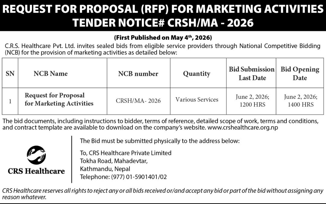 Request for Proposal for Marketing Activities